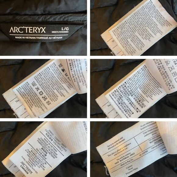 Arc'teryx Cerium LT Goose Down Puffer Jacket Hooded Lightweight Winter Coat - Picture 9 of 12